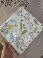 Bebé triángulo Algodón Doble Baberos 5 unids/lote de impresión de dibujos animados de Saliva toalla bebé niños niñas alimentación delantal baberos Bandana de algodón