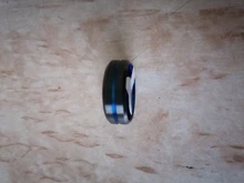Letdiffery-anillos con surcos Negro Azul, anillos de acero inoxidable Midi para hombre, Charm, joyería para hombre, Dropshipping, gran oferta