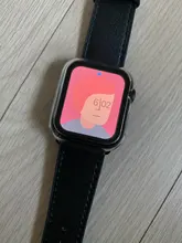 Correa de cuero de vaca 100% auténtico para Apple Watch 6 SE 5 4, correa de 42MM, 38MM, 44MM y 40MM para iWatch 6 5 4