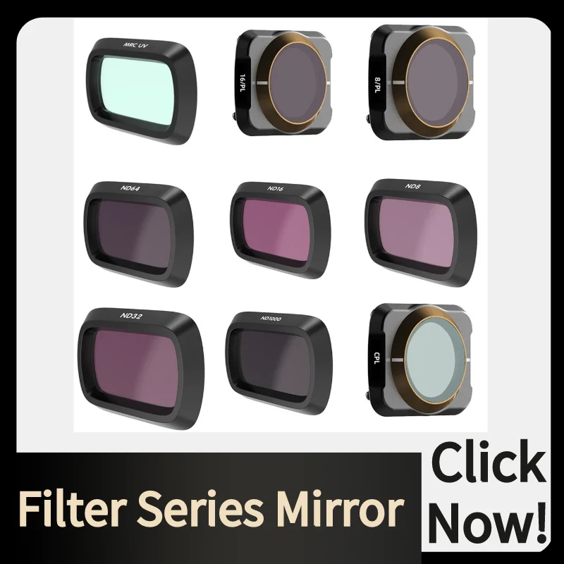 Filter Series Camera Mirror Accessories Lens Optical Control Aperture Diving Filters For DJI Mavic Air 2 MRC UV CPL ND32PL ND64
Filter Series Camera Mirror Accessories Lens Optical Control Aperture Diving Filters For DJI Mavic Air 2 MRC UV CPL ND32PL ND64