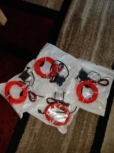 1M / 2M / 3M / 5M Interior del coche Lámpara decorativa LED Cableado EL tira de neón para Auto DIY Luz ambiental flexible USB Fiesta Atmósfera Diodo Cartelera Letrero Decoración de vacaciones Luces