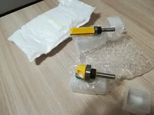 Plantilla de vástago de 8mm para carpintería, broca de enrutador, broca, fresa escariadora recta, recortadora de limpieza, cortador de espiga embellecedor empotrado, 1 ud.