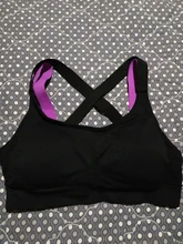 Sujetador deportivo de Yoga para mujer, Top de copa completa de secado rápido, Push Up cruzado a prueba de golpes, para entrenamiento, gimnasio, correr y trotar