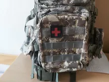 Kits de primeros auxilios tácticos Molle, bolsa médica de emergencia para exteriores EDC, mochila de cintura con cierre, herramienta militar de supervivencia para caza