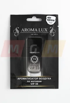 

Aroma hanging aroma Lux-VIP 59 (with Tester) (based on Carolina Herrera 212 VIP men black)