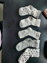 Calcetines de algodón suave para niños y niñas de 0 a 6 años, calcetín cómodo y transpirable, 5 par/lote