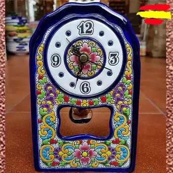 Watch ceramic with pendulum 18x12cm. -7x4.7in-floor clock-table-enameled a hand-made in España-Hogar and decoration-
Watch ceramic with pendulum 18x12cm. -7x4.7in-floor clock-table-enameled a hand-made in España-Hogar and decoration-