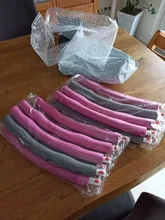 Aro deportivo extraíble para Fitness, 8 secciones de espuma, para gimnasio, culturismo, cintura estrecha, Aro para hacer ejercicio, equipo de Crossfit para interiores