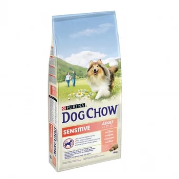

Purina DOG CHOW Sensitive Salmón y Arroz Alimento para Perros de Digestiones Sensibles 14 Kg