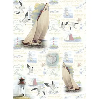 Rice paper for Decoupage "" craft Premier "", A3, 25 g/m, "Rest at Sea" "cp05547
Rice paper for Decoupage "" craft Premier "", A3, 25 g/m, "Rest at Sea" "cp05547