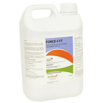 CULTIVERS Force-cyt 5L, biostimulant Algae-based with High Activity citoquinética. Enhances the Growth and flowering
CULTIVERS Force-cyt 5L, biostimulant Algae-based with High Activity citoquinética. Enhances the Growth and flowering