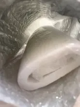 Rodillo de Jade blanco para masaje Facial, rodillo de Jade blanco para estiramiento Facial, herramientas de masaje Facial para mentón, cuello, cuidado de la piel