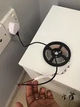 Cable USB de 50CM y 100CM conector para línea de LED, 2 pines, Conector de Cable de conexión de alimentación para cinta de LED DC5V de Color único