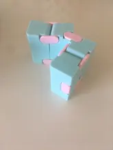 Rompecabezas cuadrado de cubo mágico infinito para niños y adultos, juguete de descompresión para aliviar el estrés, juego de mano divertido, laberinto de cuatro esquinas
