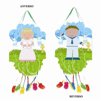 Piñata First Communion for birthday party decoration, communes, anniversaries, children
Piñata First Communion for birthday party decoration, communes, anniversaries, children