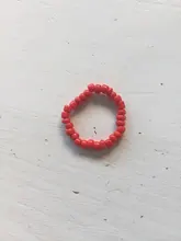 Anillo de estilo bohemio creativo para mujer, sortija hecha a mano con cuentas, accesorios de joyería para niña y mujer, 1 ud.