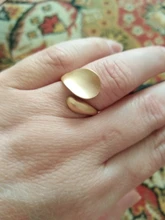 Simple anillos abiertos para las mujeres de Color oro de moda coreano femenino callejero anillos de boda ajustable dedo nudillo de la joyería regalos