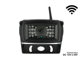 Wireless camera transmitter professional 12V 24V for truck waterproof IP67 Antenna included night vision 12 Led
Wireless camera transmitter professional 12V 24V for truck waterproof IP67 Antenna included night vision 12 Led