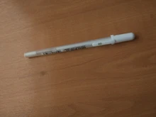 Sakura Gelly Roll Pen Liner, oro plata subrayador básico Color blanco, 05 Fine 08 Medium 10 Bold Drawing Paint Marker Art A6499