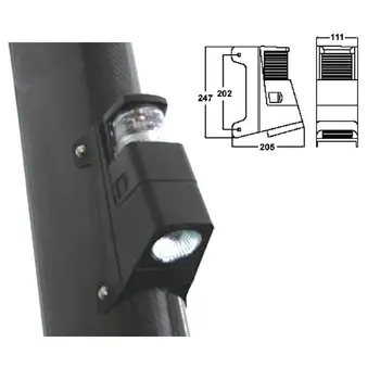 Fire top/floodlight, black body 
Fire top/floodlight, black body