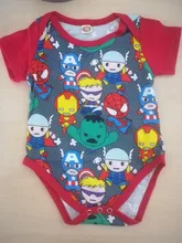 Body de moda para bebés recién nacidos, mono con estampado de dibujos animados de superhéroes, trajes de algodón, ropa de verano, 2019
