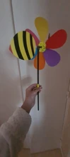 Cute 3D Large Animal Bee Windmill Wind Spinner Whirligig Yard Garden Decor