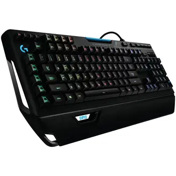 G910 Orion Spectrum Mechanical Gaming Keyboard illuminated backlit keys LIGHTSYNC RGB, Switch Romer-G Tactile, 9 keys
G910 Orion Spectrum Mechanical Gaming Keyboard illuminated backlit keys LIGHTSYNC RGB, Switch Romer-G Tactile, 9 keys