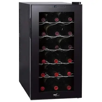 Wine cooler Vermentino capacity 18 bottles Class B color NeroMELCHIONI FAMILY114.48 
Wine cooler Vermentino capacity 18 bottles Class B color NeroMELCHIONI FAMILY114.48