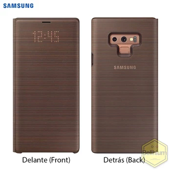 Case for Samsung Galaxy Note 9 Led View, safe, discrete, stylized and functional, color brown ORIGINAL
Case for Samsung Galaxy Note 9 Led View, safe, discrete, stylized and functional, color brown ORIGINAL