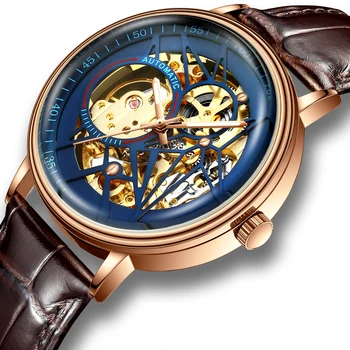 TEENRAM Brand Men Watches Automatic Mechanical Watch Tourbillon Sport Clock Leather Casual Business Hollow Watch Relojes Hombre
TEENRAM Brand Men Watches Automatic Mechanical Watch Tourbillon Sport Clock Leather Casual Business Hollow Watch Relojes Hombre