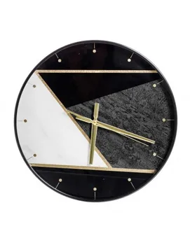 WATCH ORO-NEGRO PVC-CRISTAL DECOR 37X4,30X37 CM 
WATCH ORO-NEGRO PVC-CRISTAL DECOR 37X4,30X37 CM