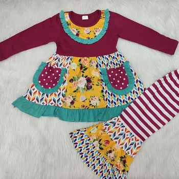 New baby girls fall outfits flower dress pants boutique kids clothing sets roupas infantis menina dropshipping
New baby girls fall outfits flower dress pants boutique kids clothing sets roupas infantis menina dropshipping