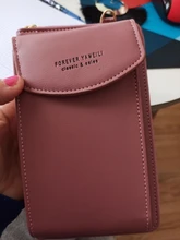 Cartera de cuero con correas para mujer, bolso de hombro con bolsillos para teléfono móvil y tarjeta grande, 2021