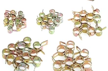 50Pcs 5/6/7/8/9mm Spring Clip Fuel Line Hose Water Pipe Air Tube Clamps Fastener