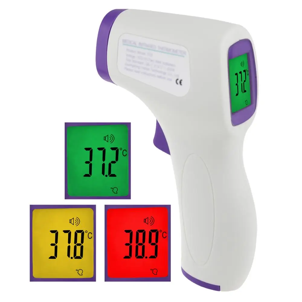 Digital Non Contact IR Thermometer Temperature Human Forehead Object Infrared Meter w/ Fever Indicator & 1 Second Quick Response
Digital Non Contact IR Thermometer Temperature Human Forehead Object Infrared Meter w/ Fever Indicator & 1 Second Quick Response