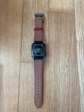 Correa de cuero de vaca 100% auténtico para Apple Watch 6 SE 5 4, correa de 42MM, 38MM, 44MM y 40MM para iWatch 6 5 4