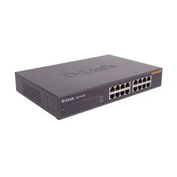 Switch D-Link DES-1016D 16 p 10 / 100 Mbps Black
Switch D-Link DES-1016D 16 p 10 / 100 Mbps Black