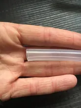 Tubo de manguera de goma de silicona transparente de grado alimenticio, 1M, 3M, 5M, 4, 5, 6, 8, 10, 12mm de diámetro, tubo de leche Flexible, tubo de cerveza, Gel de sílice