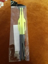 2 uds. Ganchos para pesca con mosca, herramientas para atar, separador de anzuelos de pesca, separador de plástico, removedor de anzuelos, Disgorger, recolector de nudos, nivel amarillo + negro