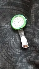 Reloj de bolsillo para médico y enfermera, de cuarzo, analógico, redondo, a la moda