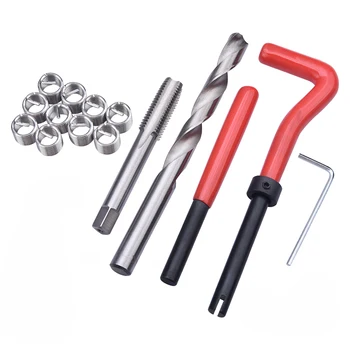 25pcs/set Metric Thread Repair Kit Screw Thread Inserts For Restoring Damaged Threads Repair Tools M3/M4/M5/M6/M7/M8/M10/M12/M14
25pcs/set Metric Thread Repair Kit Screw Thread Inserts For Restoring Damaged Threads Repair Tools M3/M4/M5/M6/M7/M8/M10/M12/M14