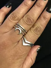 KSRA-anillos de nudillos de estrella de oro Vintage para mujer, anillos de cristal bohemio, Estrella creciente geométrica, conjunto de anillos de dedo para mujer, joyería 2020