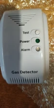 Control de seguridad para el hogar, detector de fugas de Gas natural, Gas y carbón, sin relé, opciones de señal de salida, montado en la pared, 1 Uds.