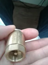 Copper-Pipe-Fittings Spring-Check-Valve Water-Control-Tube Brass Female-Thread for 1pc