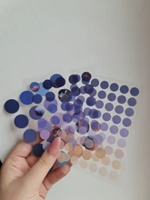 Mohamm-pegatinas de gran artista para decoración, papel de álbum de recortes, suministros creativos de colegio estacionario tela, 3 uds.