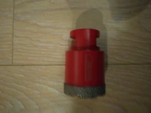 SHDIATOOL 1 pieza de brocas de perforación de diamante soldadas al vacío azulejo de porcelana M14 brocas de conexión mármol , piedra , sierra de masonryHole