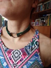 Gargantilla gótica Punk de cuero PU para mujer, cadena con hebilla de corazón, Collar, joyería para fiesta, accesorios para el cuello 2021