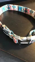 Collar con estampados personalizados para mascotas, collar ajustable de nailon y hebilla de metal de alta calidad, con grabado llamativo, con nombre de identificación para perros pequeños, medianos y grandes