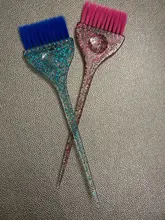 Tinte de fibra suave para tinte de pelo, cepillo de pelo profesional para peluquería, peine de lejía, accesorios de salón para tinte de cabello