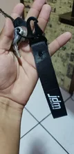 Lanyard Key-Chain-Rings Hanging-Strap Gift Black with Hook Car Man 1pcs